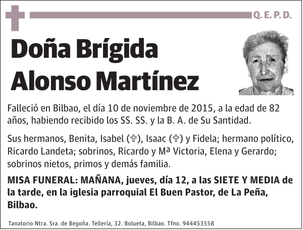 Brígida Alonso Martínez