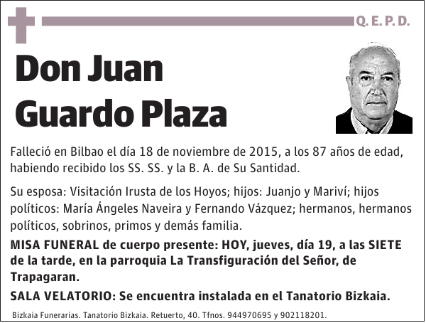 Juan Guardo Plaza