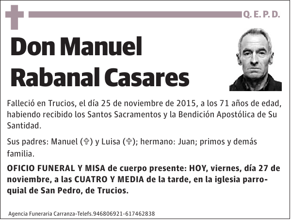 Manuel Rabanal Casares