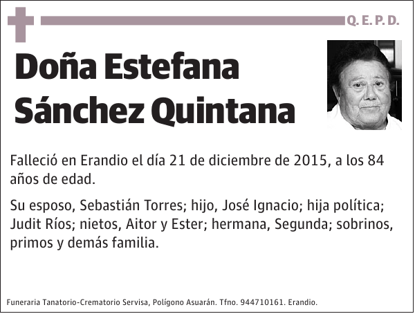 Estefana SÃ¡nchez Quintana