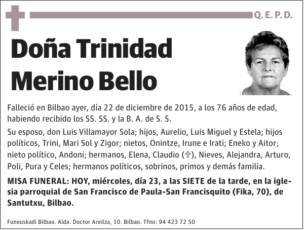 Trinidad Merino Bello