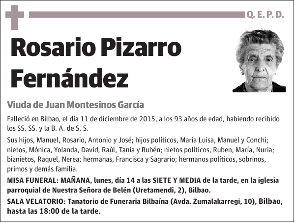 Rosario Pizarro Fernández