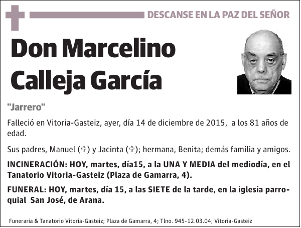 Marcelino Calleja García
