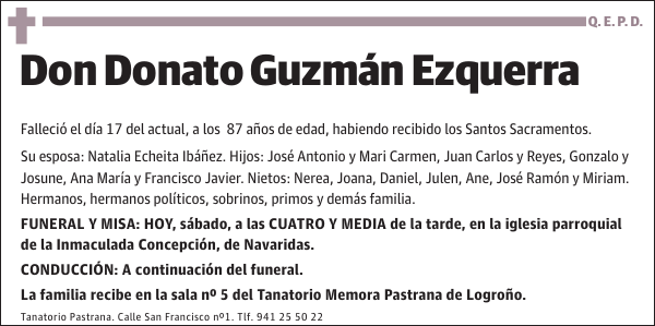 Donato Guzmán Ezquerra