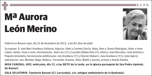 MÂª Aurora LeÃ³n Merino