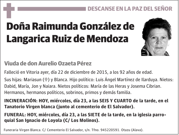 Raimunda GonzÃ¡lez de Langarica Ruiz de Mendoza
