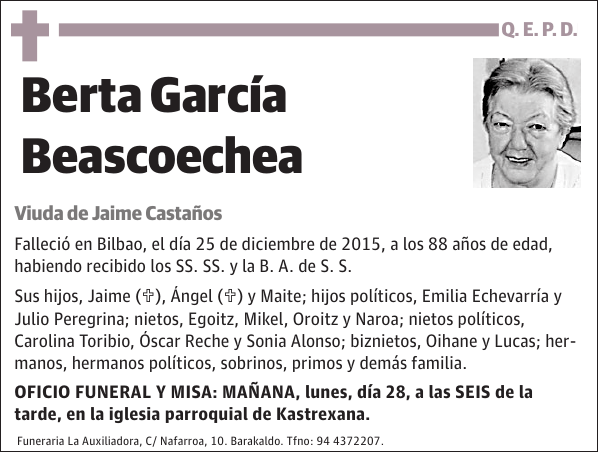Berta GarcÃ­a Beascoechea