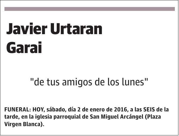 Javier Urtaran Garai