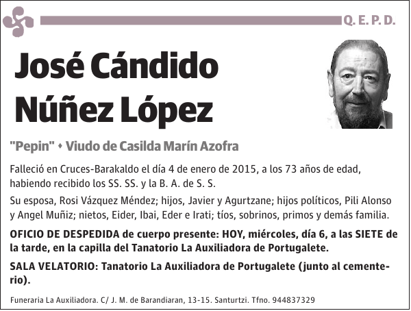 José Cándido Núñez López