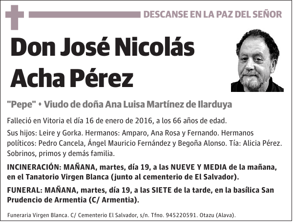 José Nicolás Acha Pérez