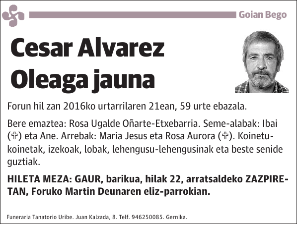 Cesar Alvarez Oleaga