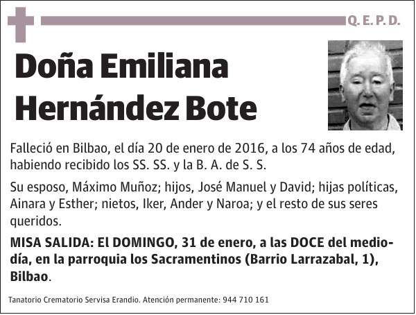 Emiliana Hernández Bote