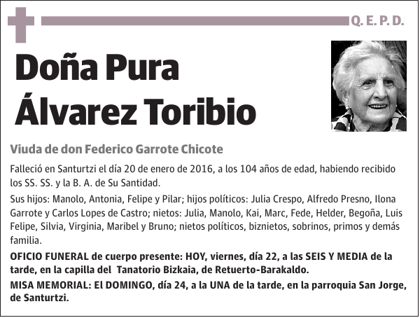 Pura Álvarez Toribio