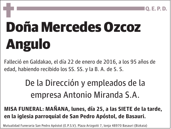 Mercedes Ozcoz Angulo