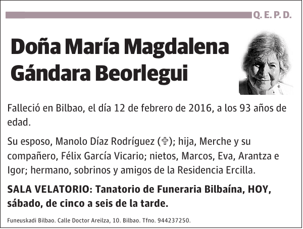 María Magdalena Gándara Beorlegui