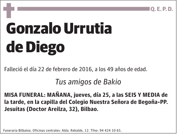 Gonzalo Urrutia de Diego