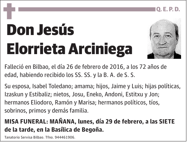 Jesús Elorrieta Arciniega