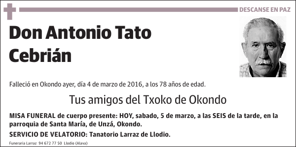 Antonio Tato Cebrián
