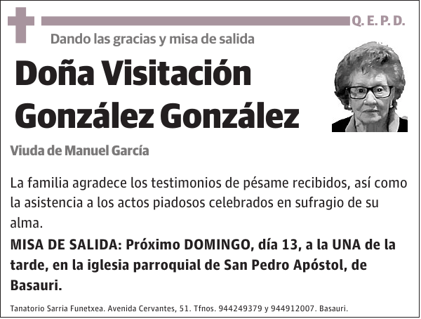 Visitación González González