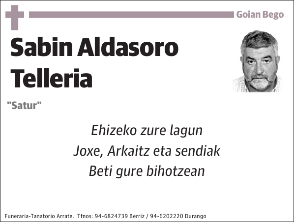 Sabin Aldasoro Telleria