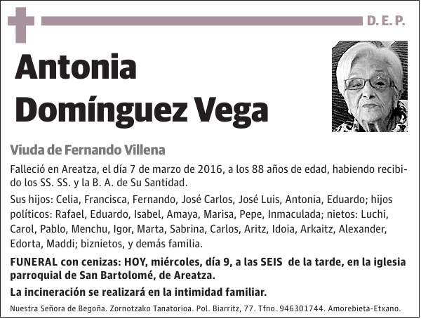 Antonia Domínguez Vega