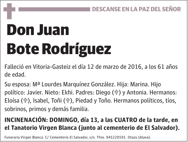 Juan Bote Rodríguez