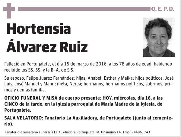 Hortensia Álvarez Ruiz