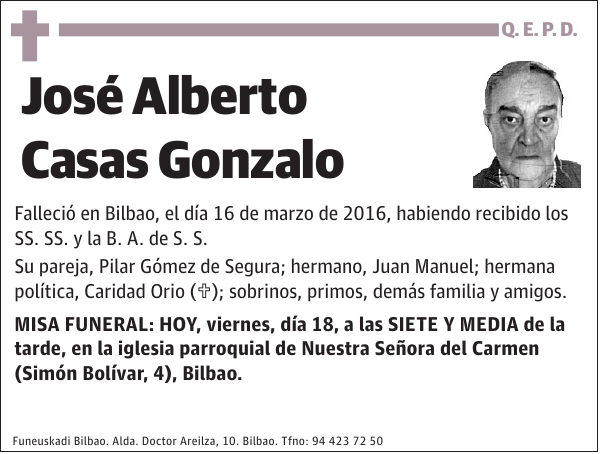 José Alberto Casas Gonzalo