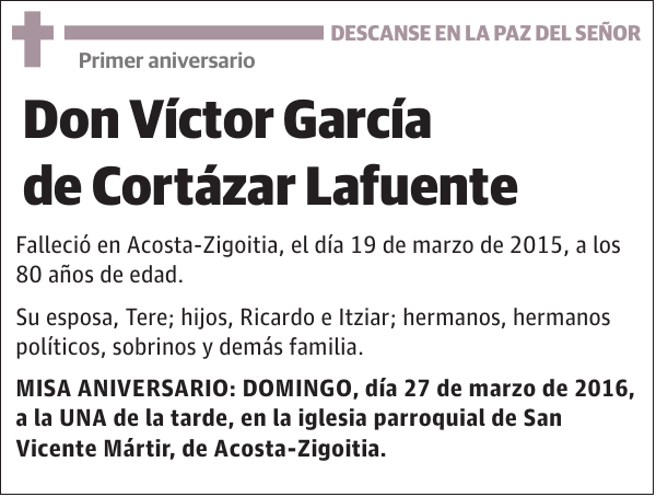 Víctor García de Cortázar Lafuente