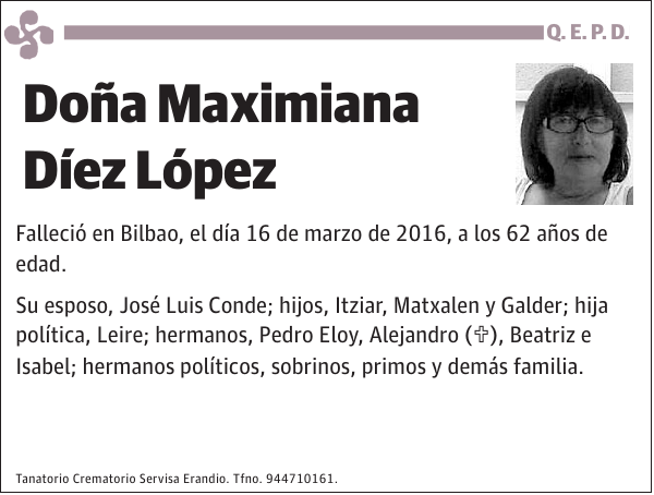 Maximiana Díez López