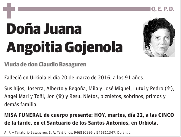 Juana Angoitia Gojenola