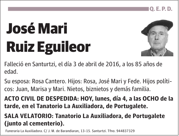 José Mari Ruiz Eguileor
