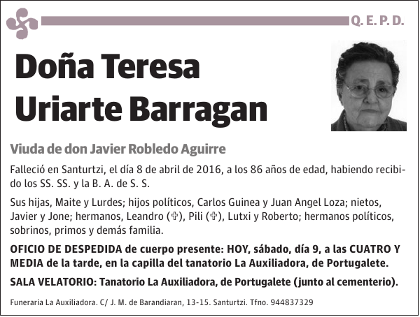 Teresa Uriarte Barragan