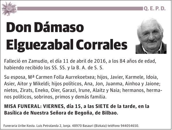 Dámaso Elguezabal Corrales