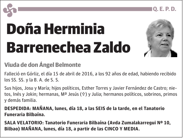 Herminia Barrenechea Zaldo