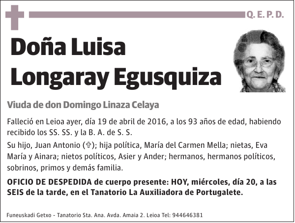 Luisa Longaray Egusquiza