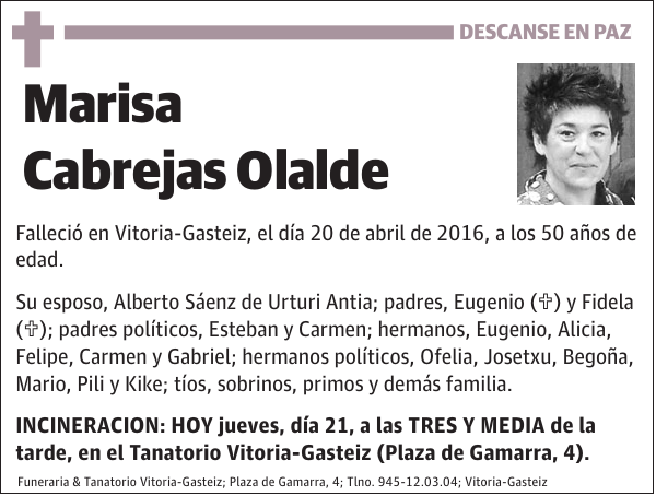 Marisa Cabrejas Olalde