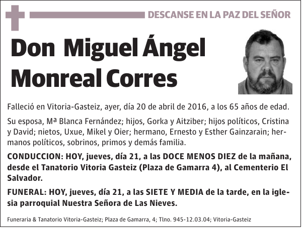 Miguel Ángel Monreal Corres