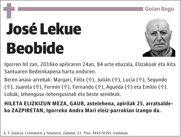 José Lekue Beobide