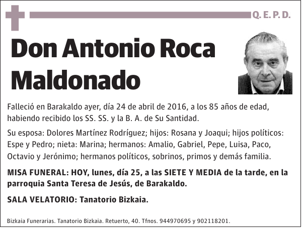 Antonio Roca Maldonado
