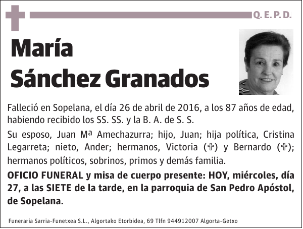María Sánchez Granados
