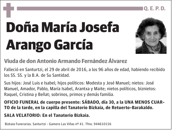 María Josefa Arango García