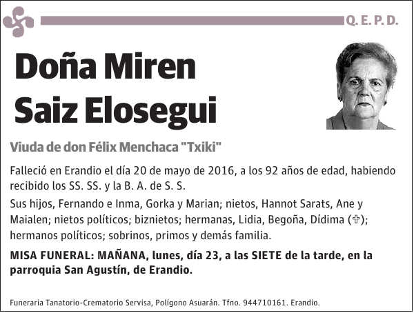 Miren Saiz Elosegui