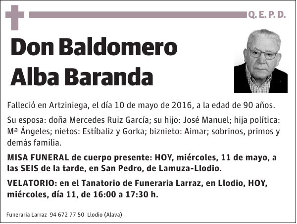 Baldomero Alba Baranda
