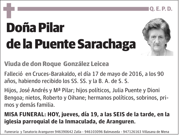 Pilar de la Puente Sarachaga