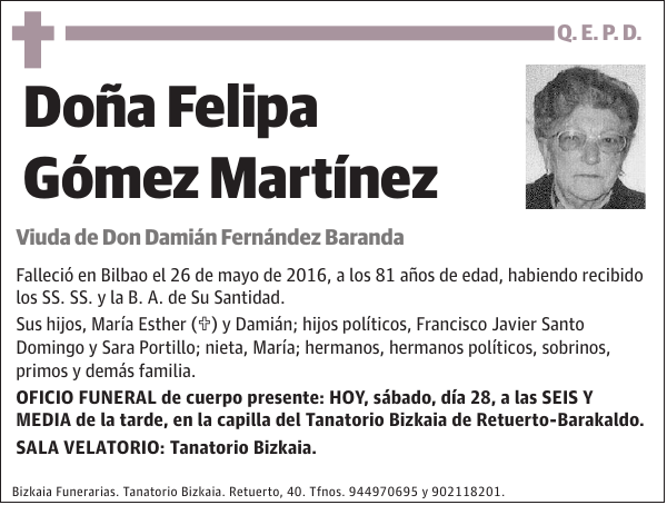 Felipa Gómez Martínez