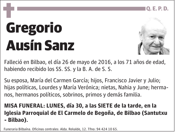 Gregorio Ausín Sanz