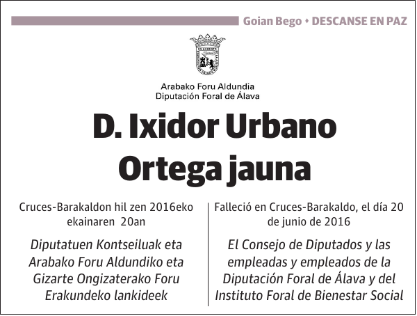 Ixidor Urbano Ortega