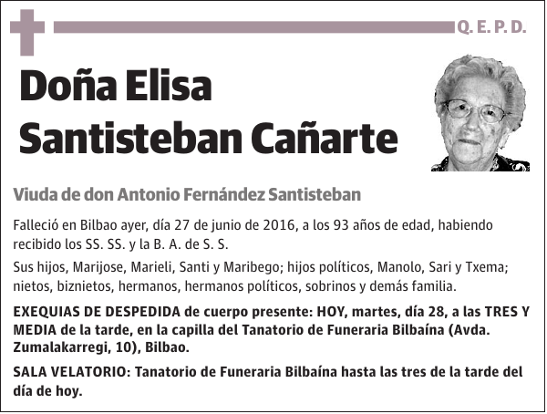 Elisa Santisteban Cañarte