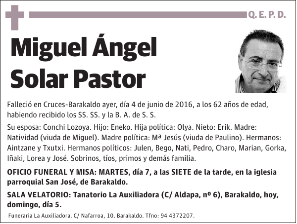 Miguel Ángel Solar Pastor
